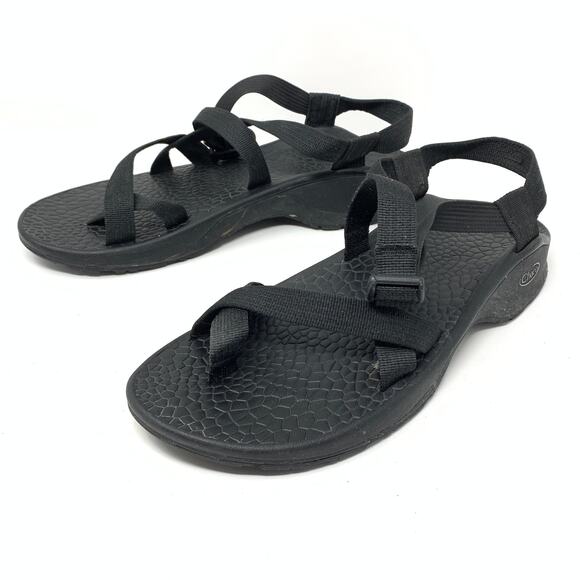 Chaco Men's Size 12 Z/2 Classic Sport Sandal Buckle Straps Black - Picture 1 of 8